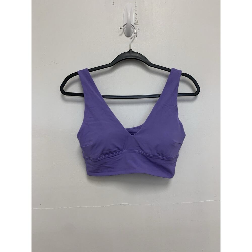 Lululemon Align V Neck Bra Light Support Size 8 A/B Dark Lavender DKLA 30378